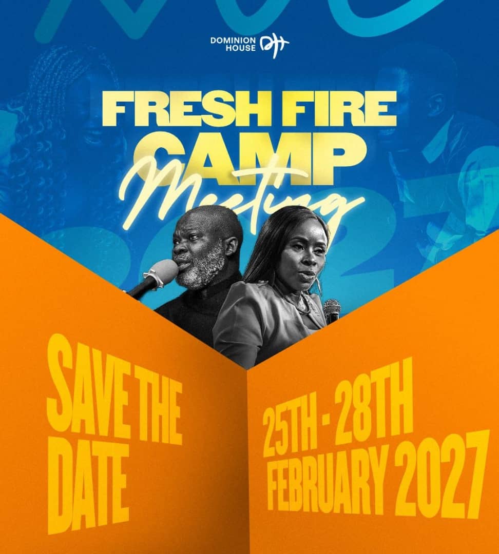 Fresh Fire Camp Meeting 2027, 25–28 February 2027 at Redemption City